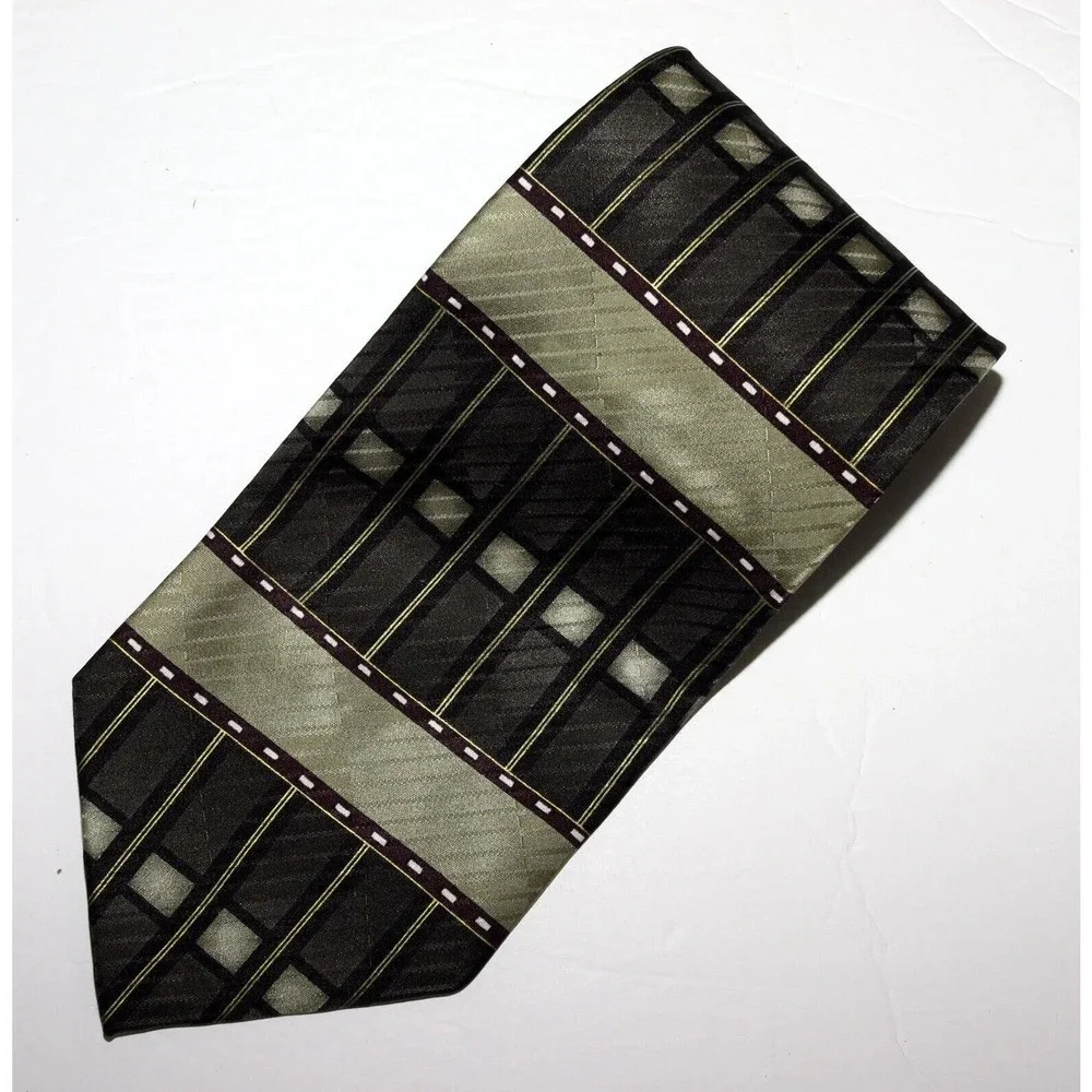 Fenzia Men's Geometric Neck Tie‎